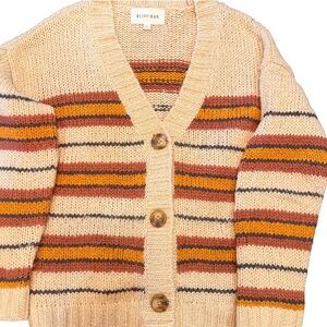 Olive & Oak Women's Multicolor Striped Cardigan